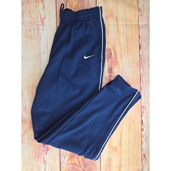 Nike Men's Navy Blue Athletic Track Pants Large - Picture 3 of 6